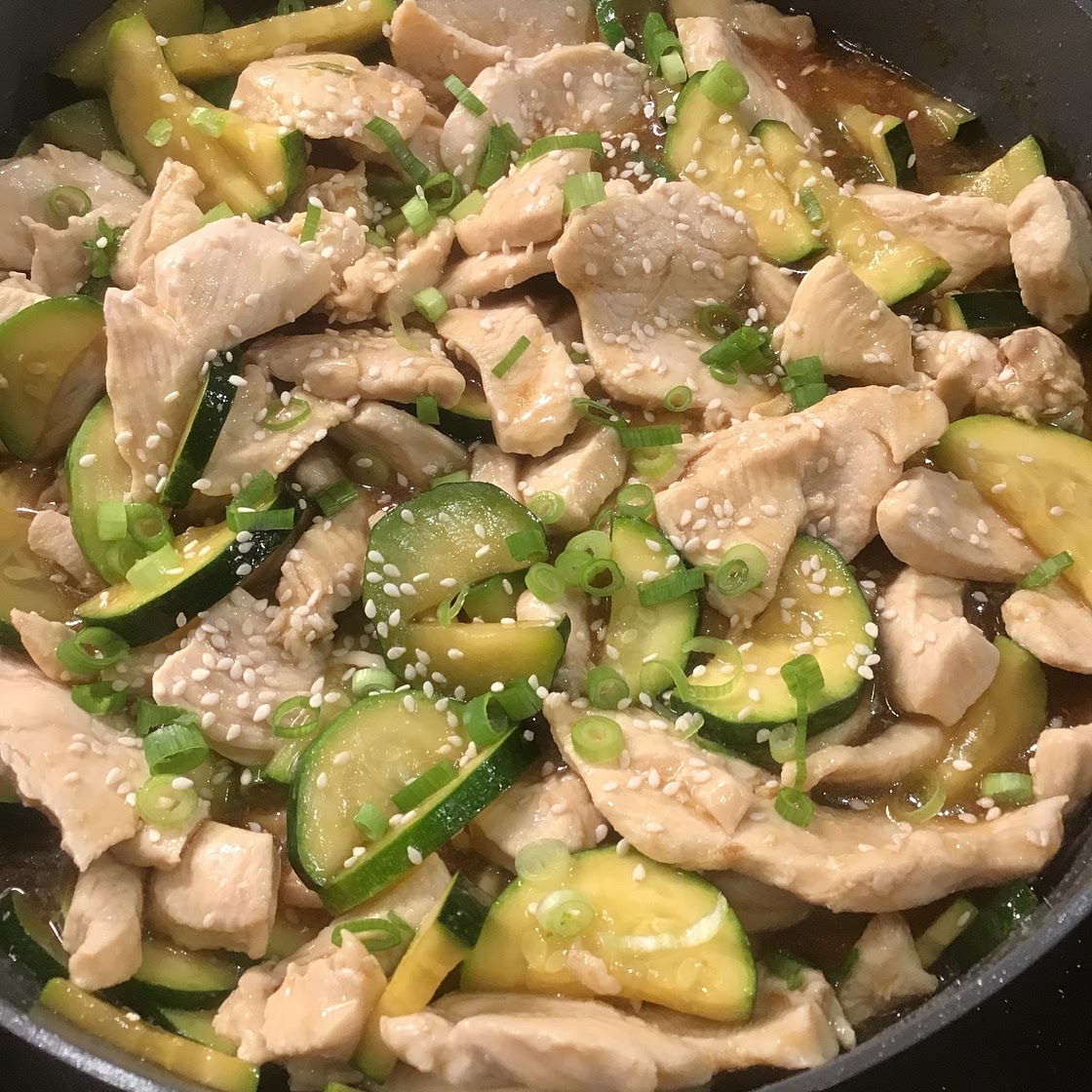 Chicken Zucchini Stir Fry