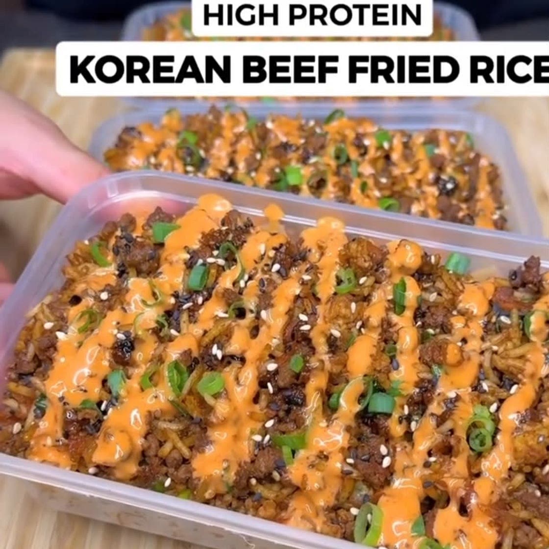 High Protein Korean Beef Fried Rice
