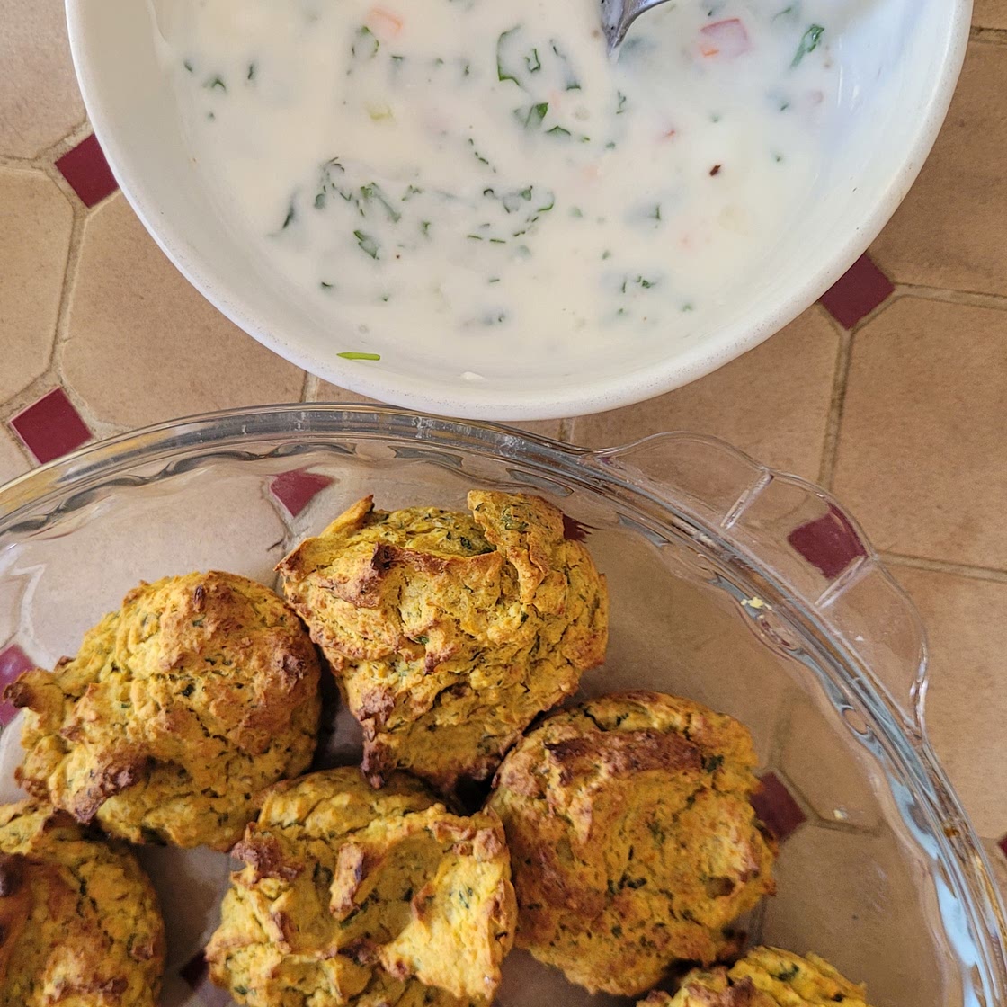 Muffins Pois Chiche Carottes Oignons Curry