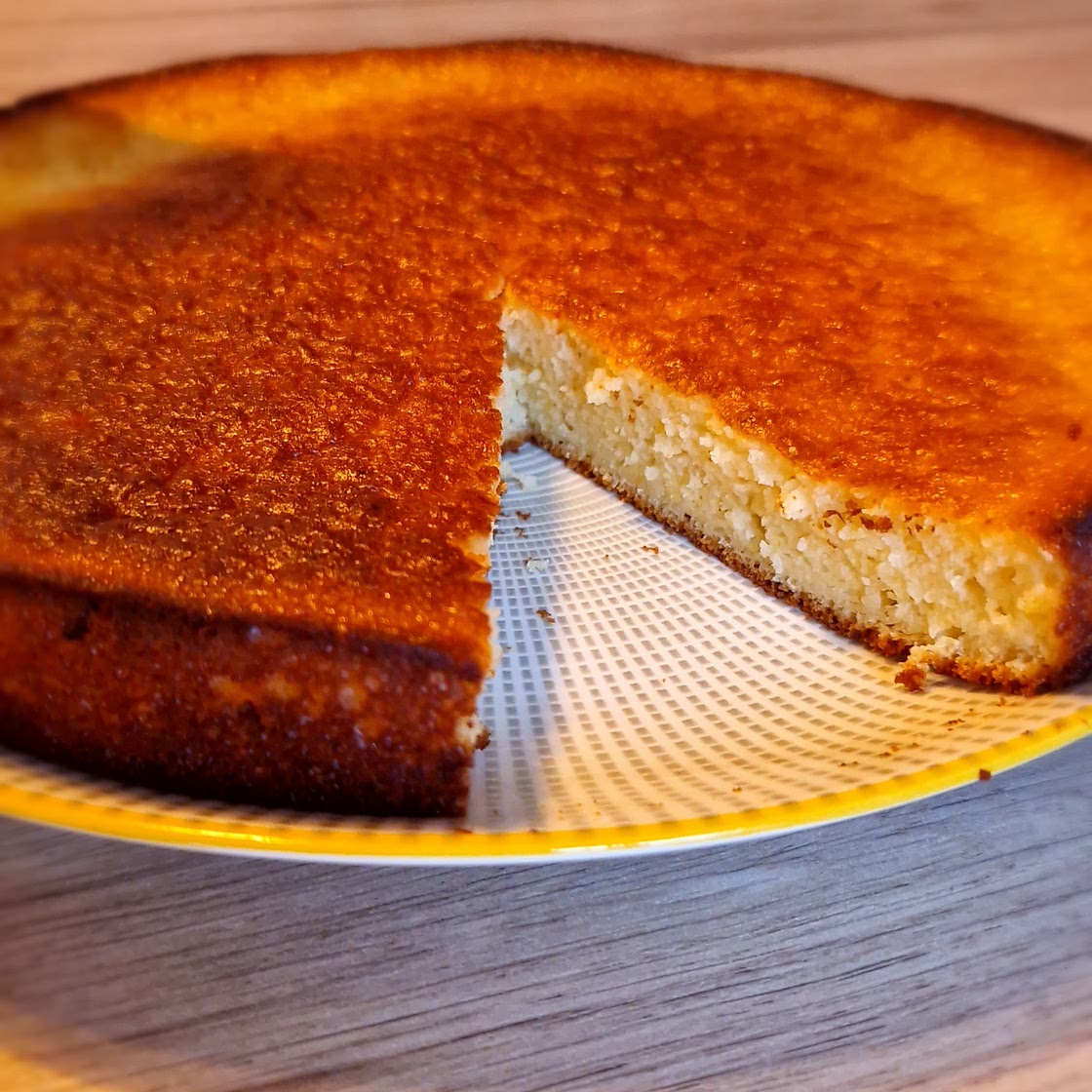 Gâteau au citron et yaourt (sans verre doseur)