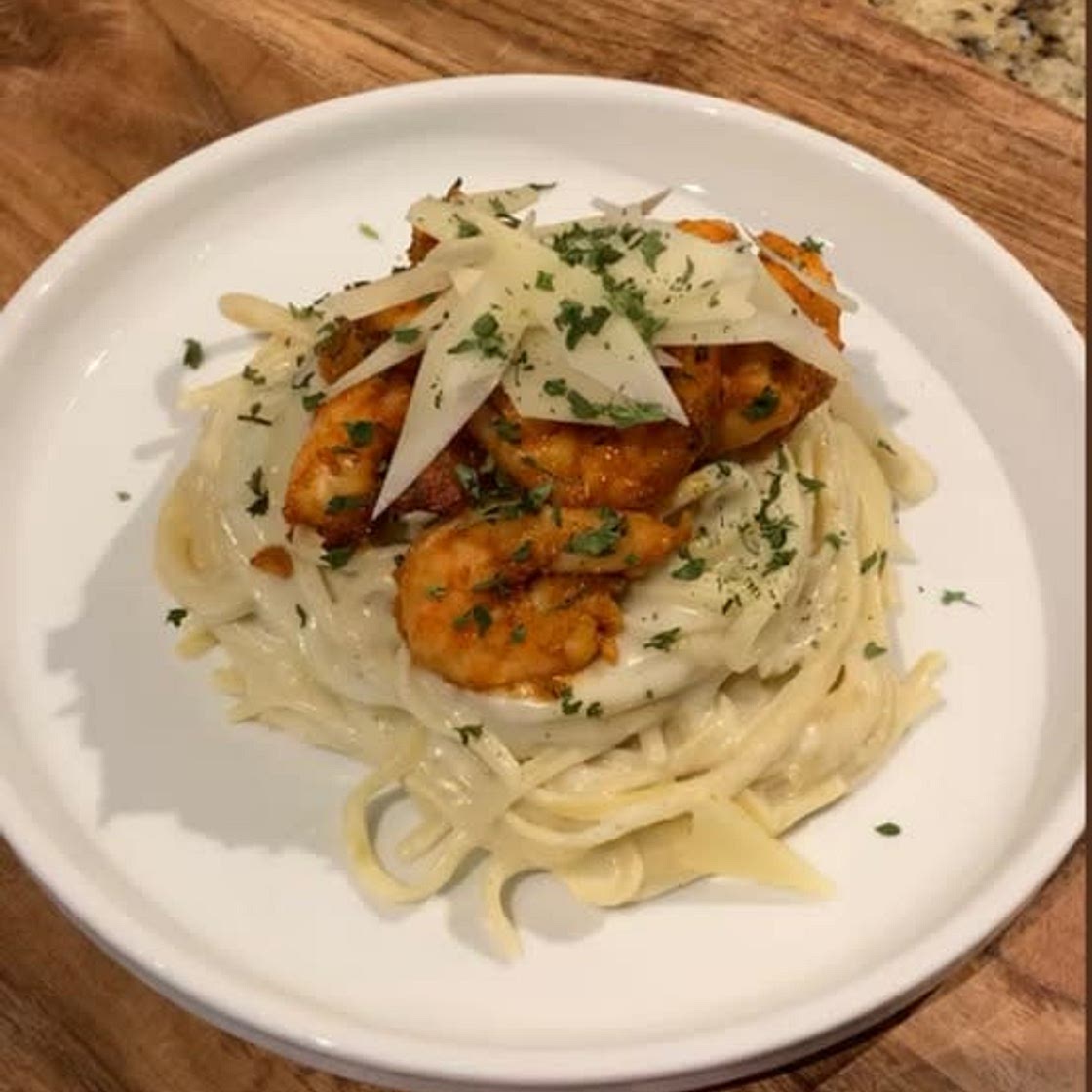 Chipotle Shrimp Alfredo