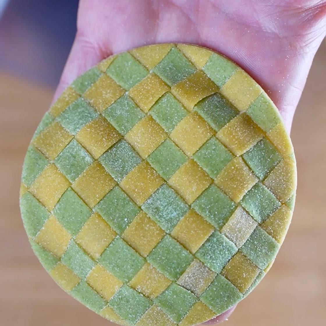 Braided ravioli