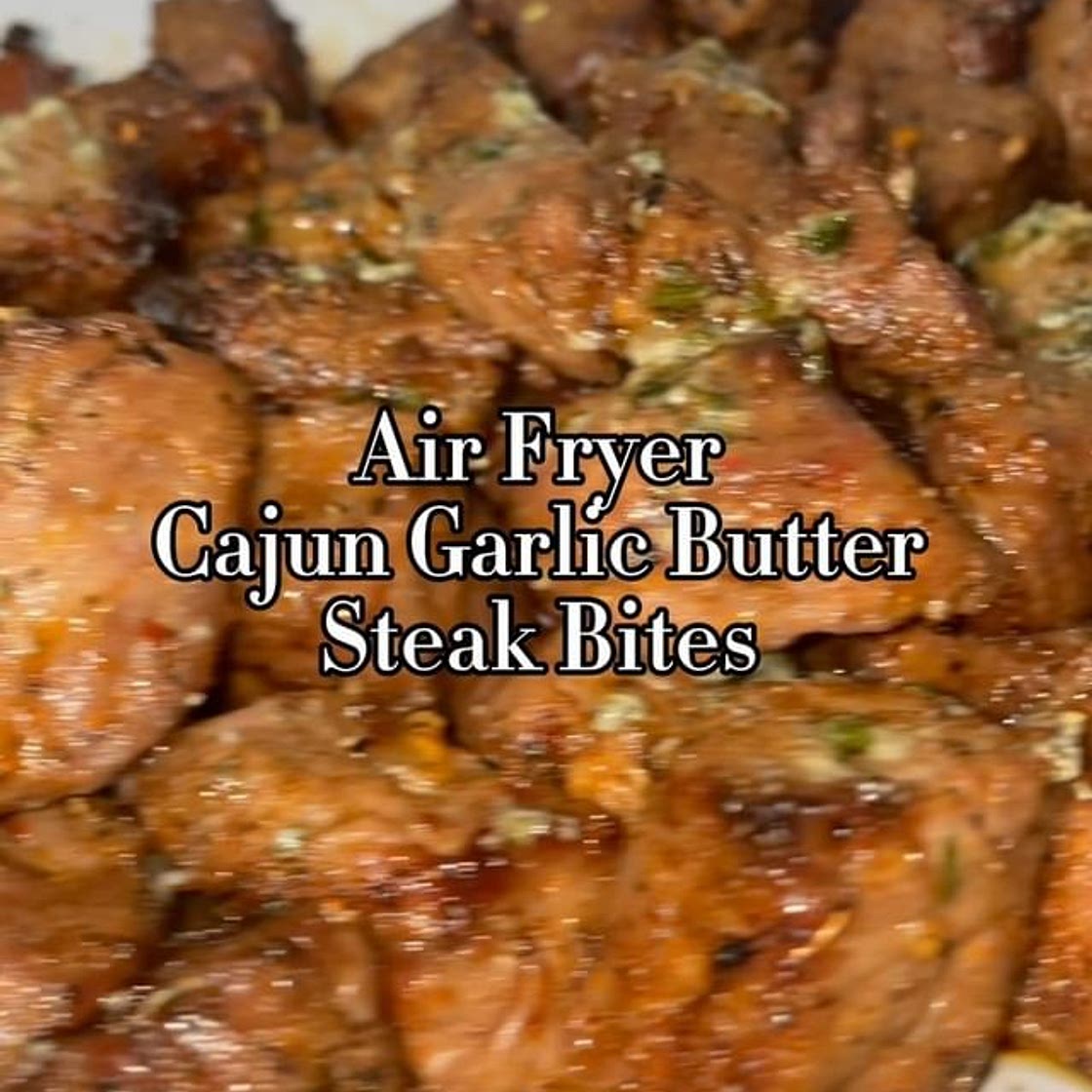 Cajun Garlic Butter Steak Bites