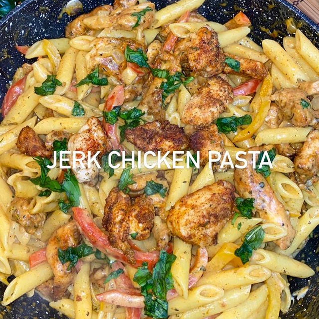 JERK CHICKEN PASTA🍗🌶️