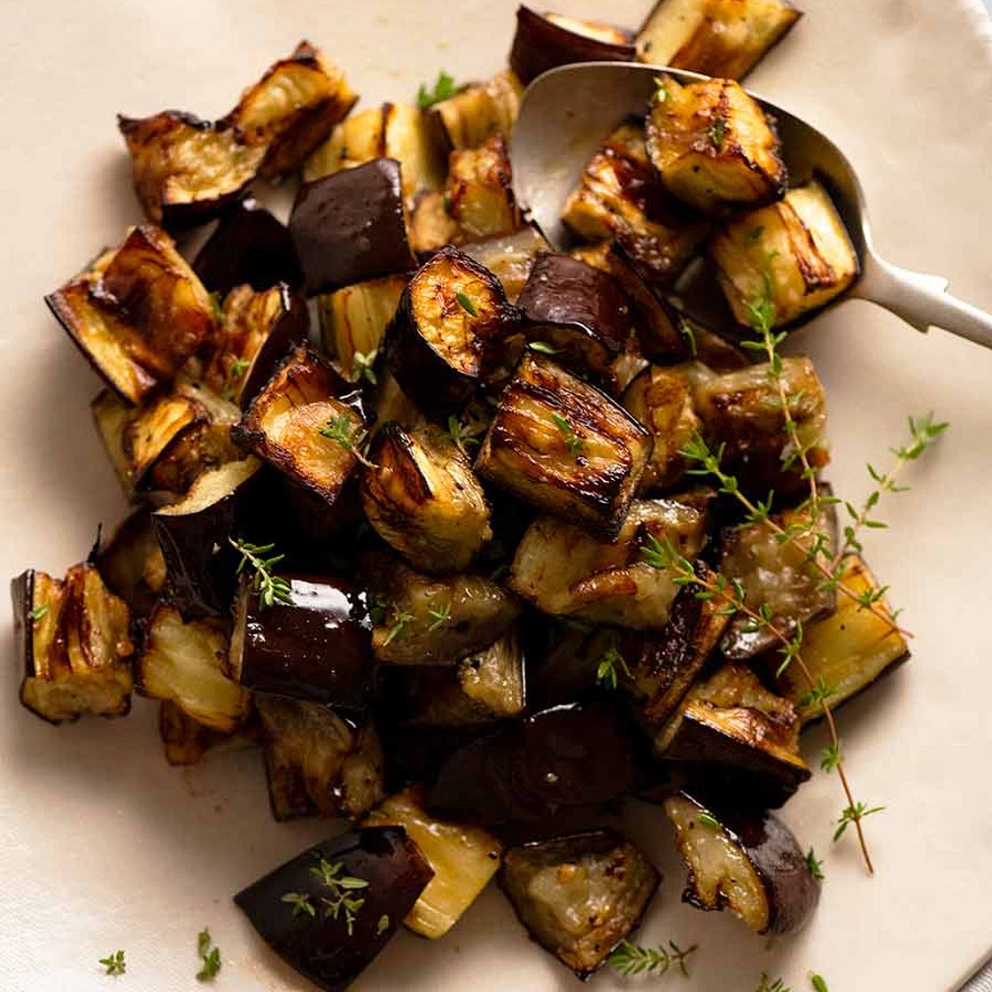 Baked eggplants/aubergine