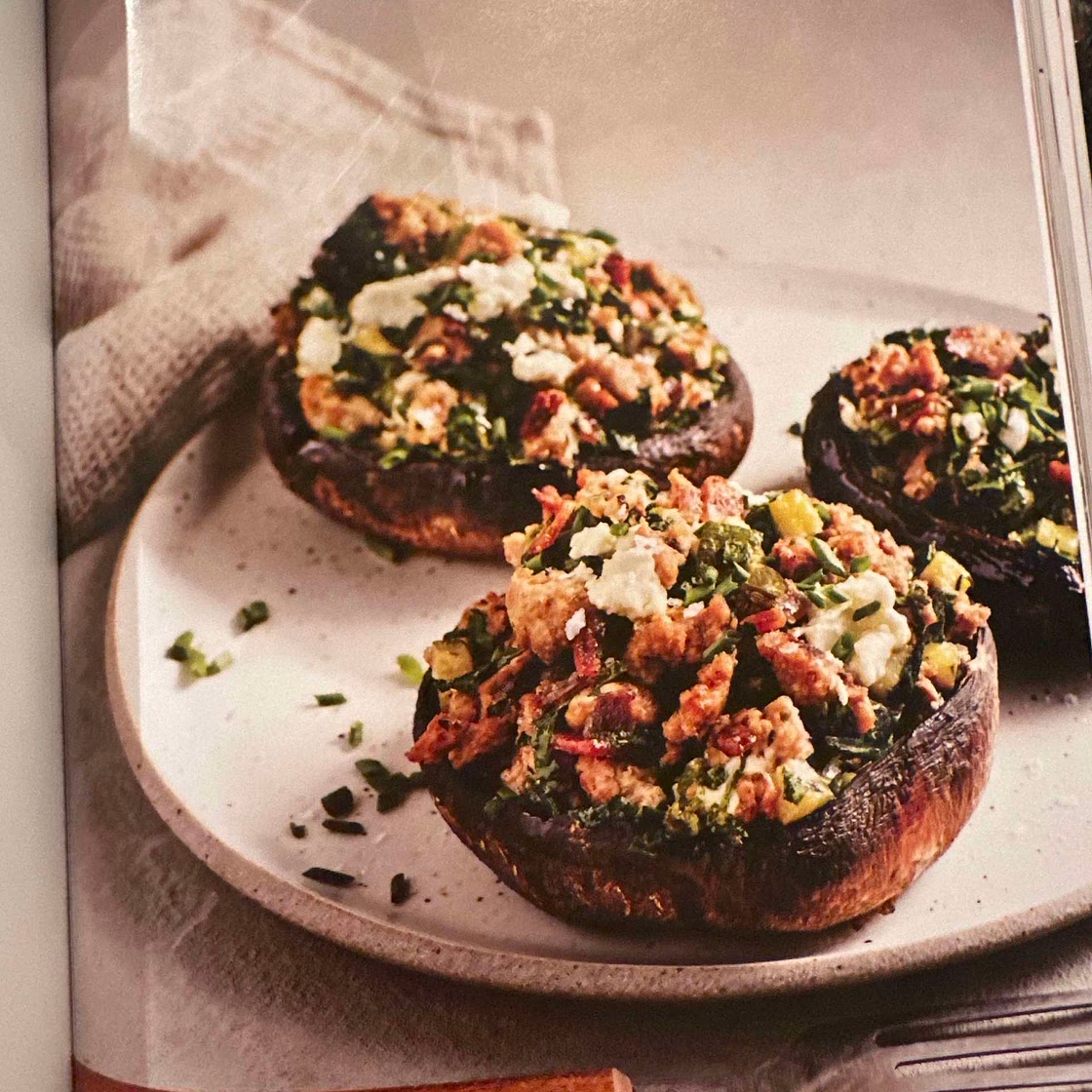 Goat Cheese Stuffed Mushrooms