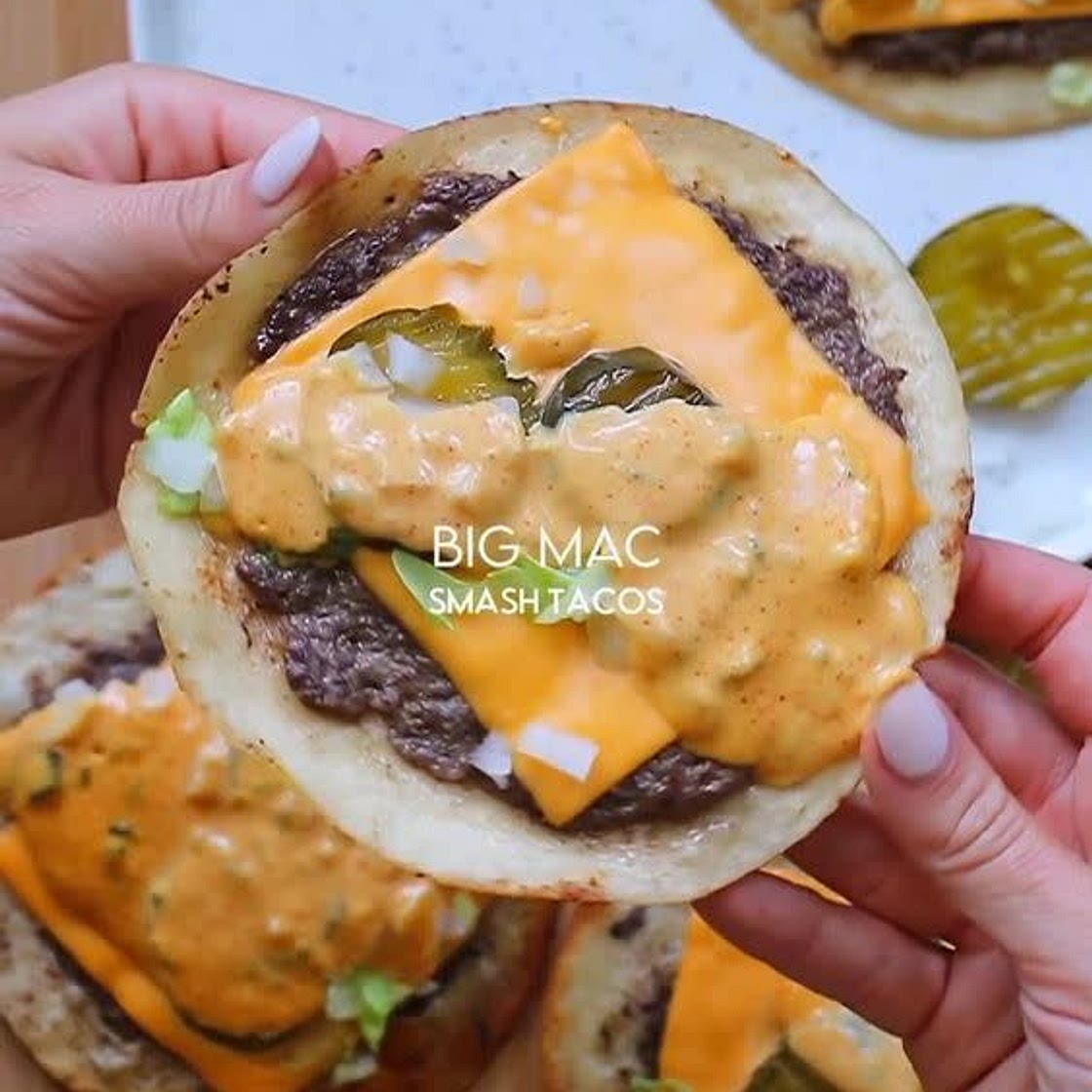 Big Mac Smash Tacos