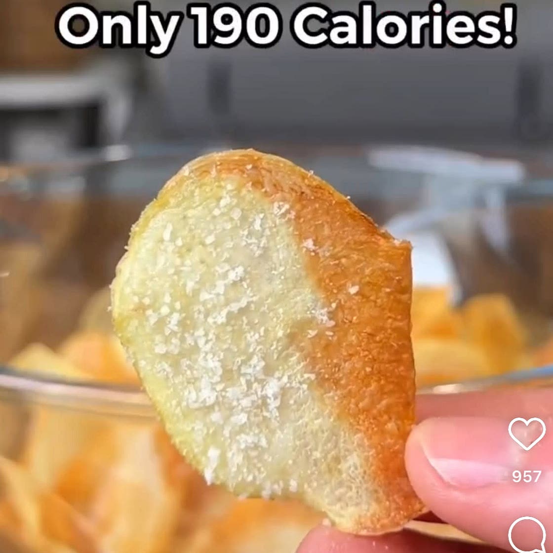 Salt and vinegar potatoes chips