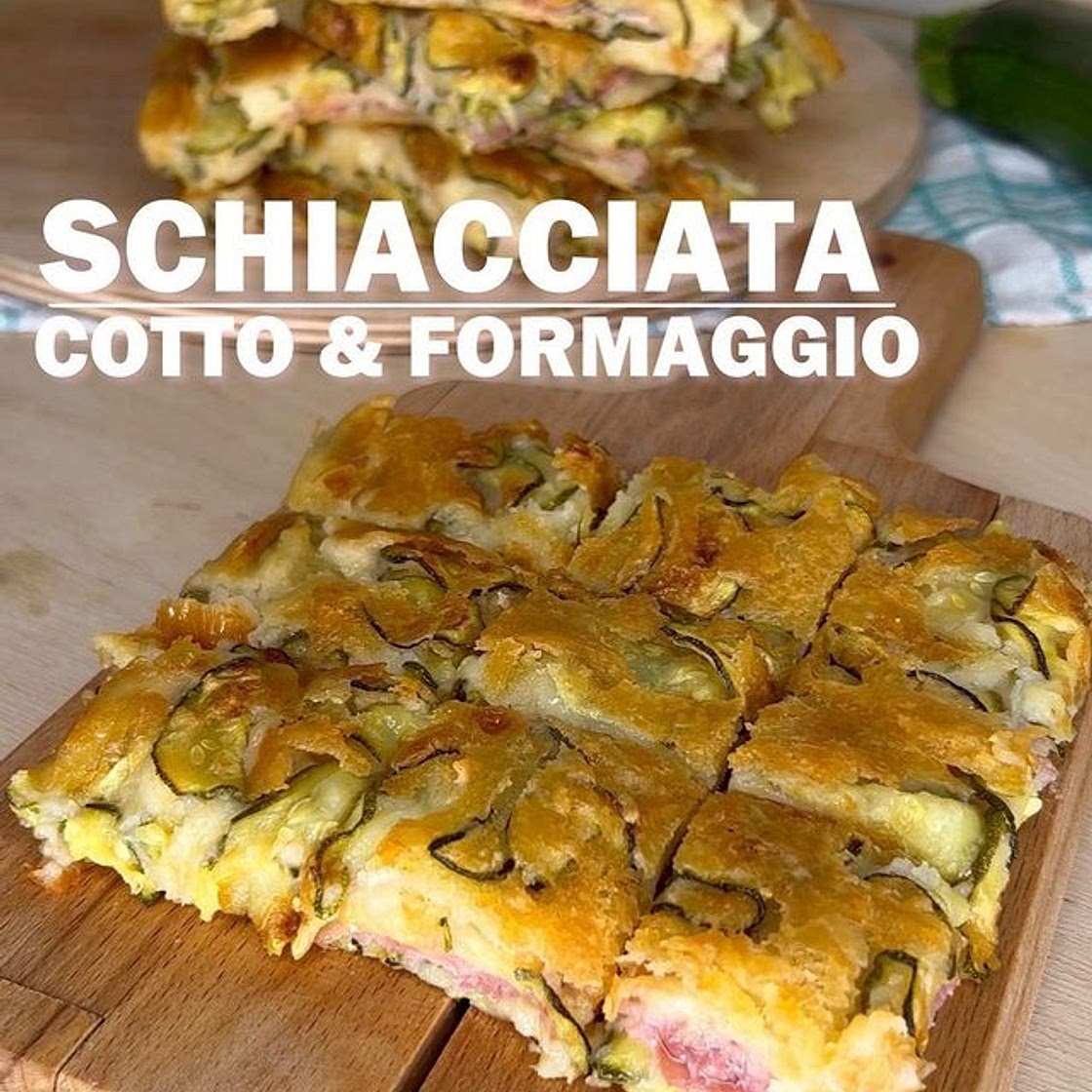 SCHIACCIATA RIPIENA COTTO E FORMAGGIO