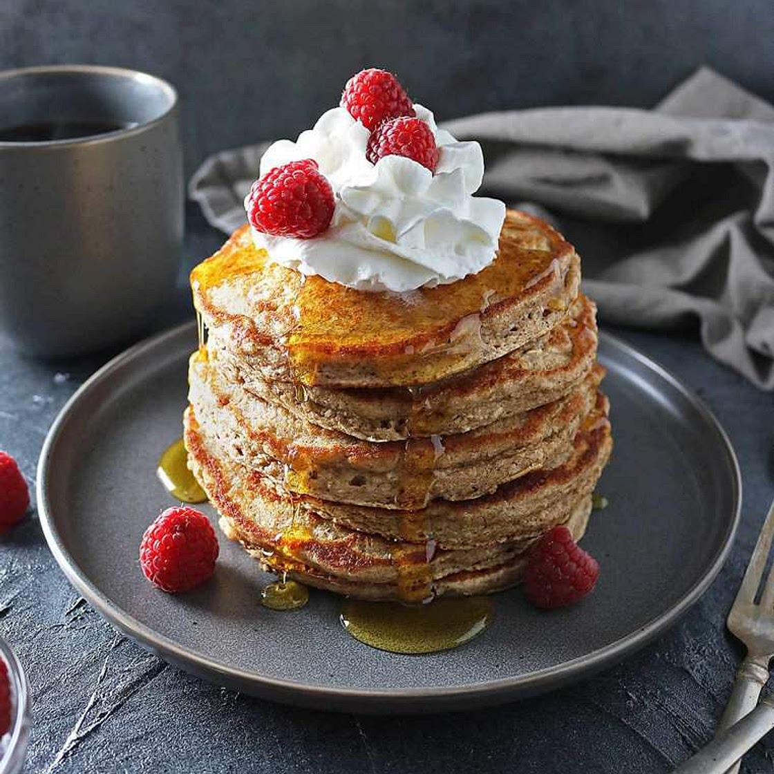 Easy Gluten Free Oatmeal Pancakes