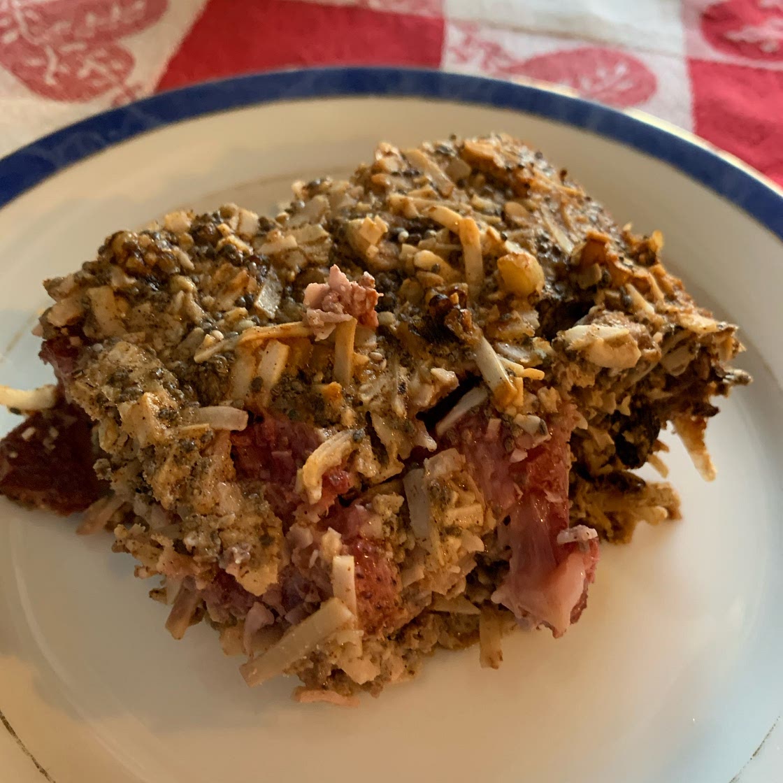 Strawberry Coconut Breakfast Bake
