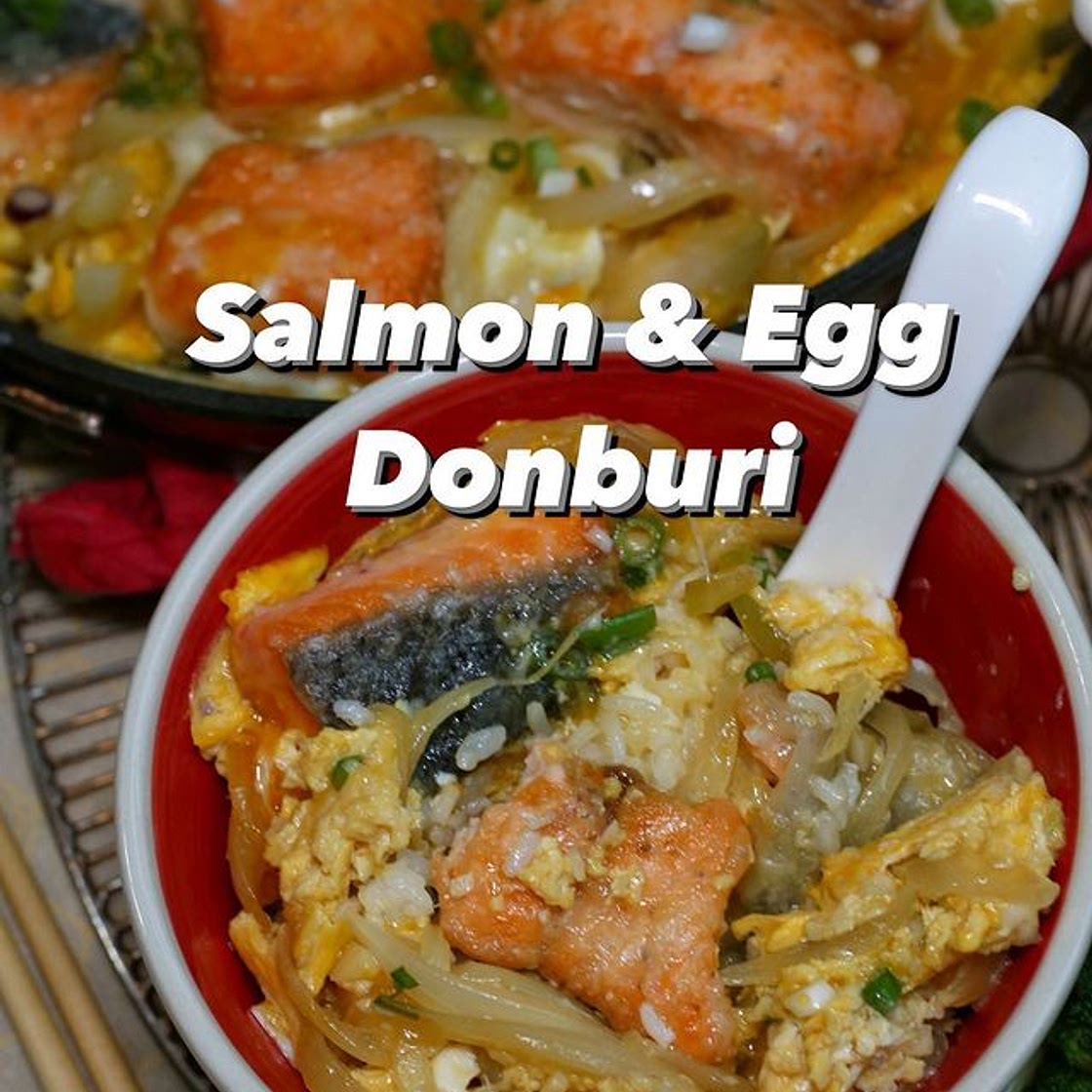 Salmon and Egg Donburi