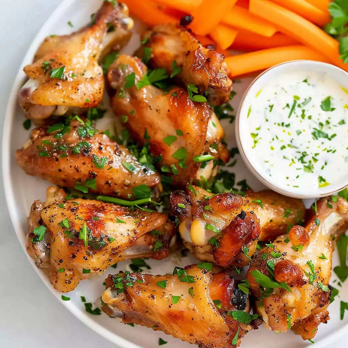 Garlic Butter Chicken Wings