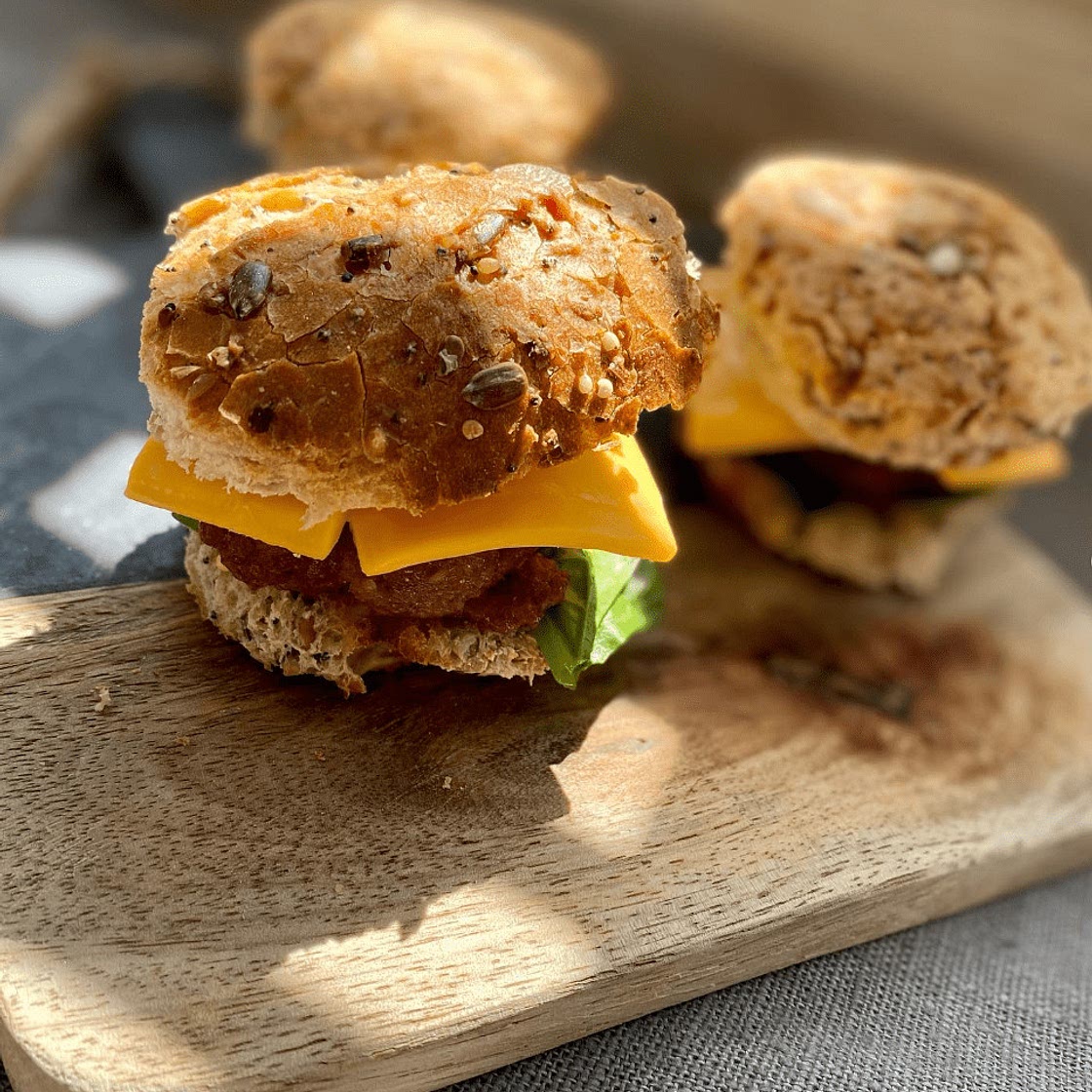 Air Fryer Mini Burgers