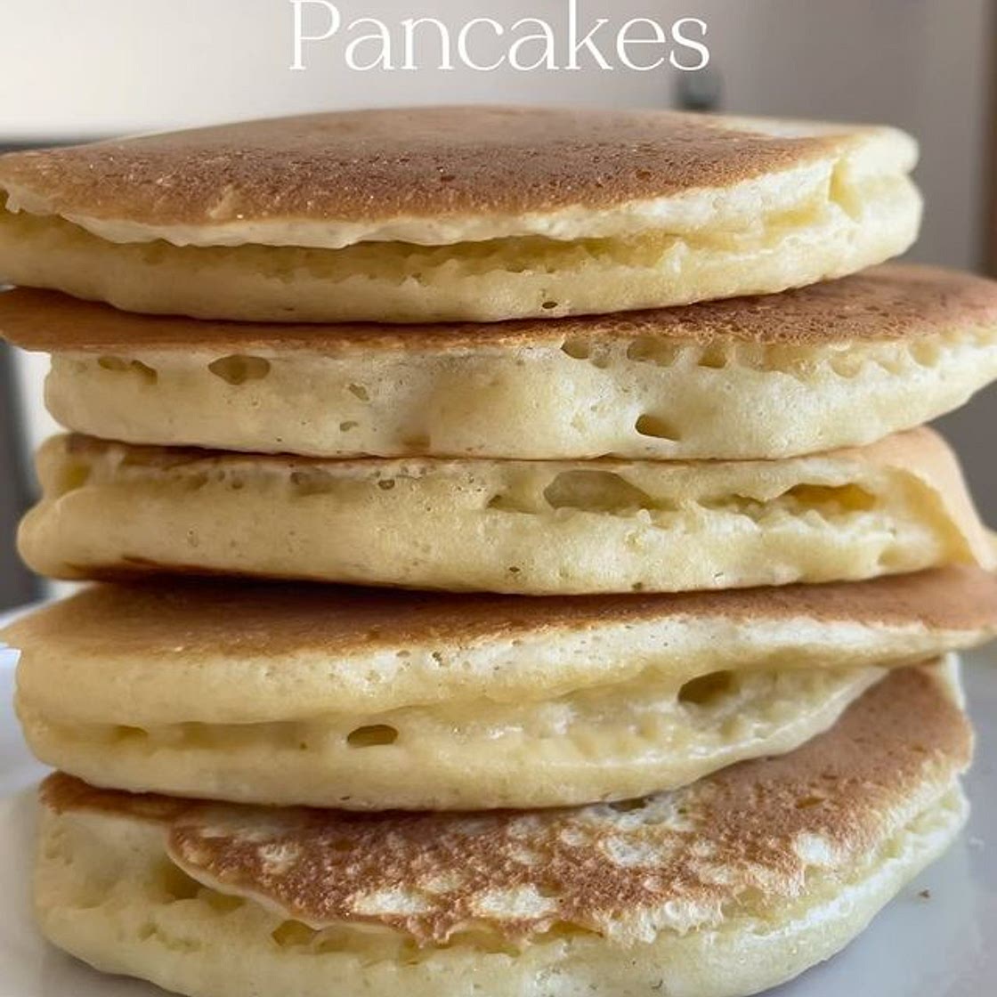 🥞Soft &amp; Fluffy Sourdough Pancakes