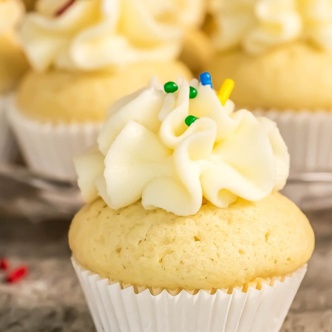 Your Favorite Classic Vanilla Cupcake