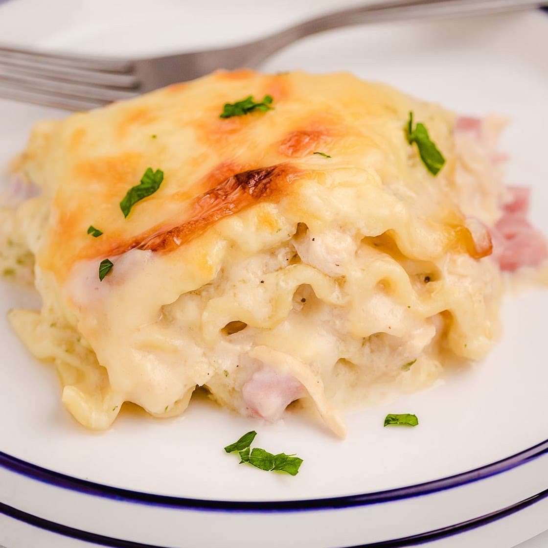 CHICKEN CORDON BLEU LASAGNA