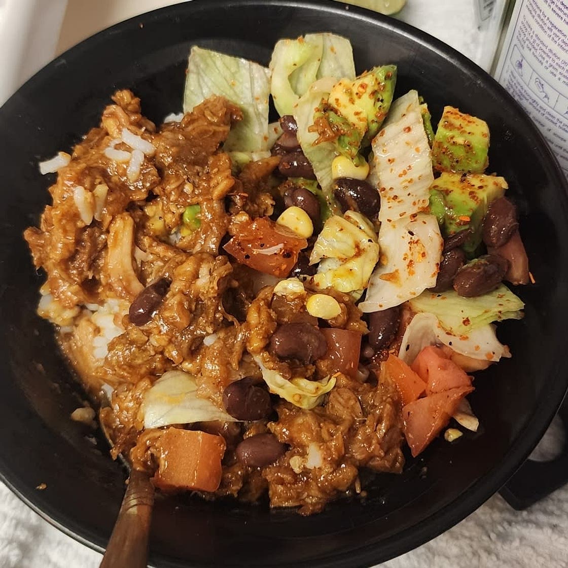 Pulled Pork Burrito Bowls