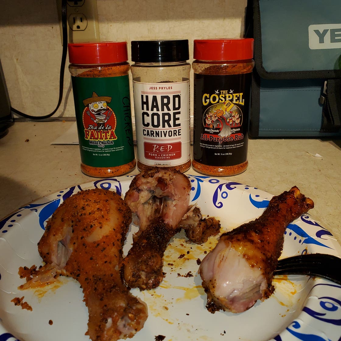 Smoked drumsticks