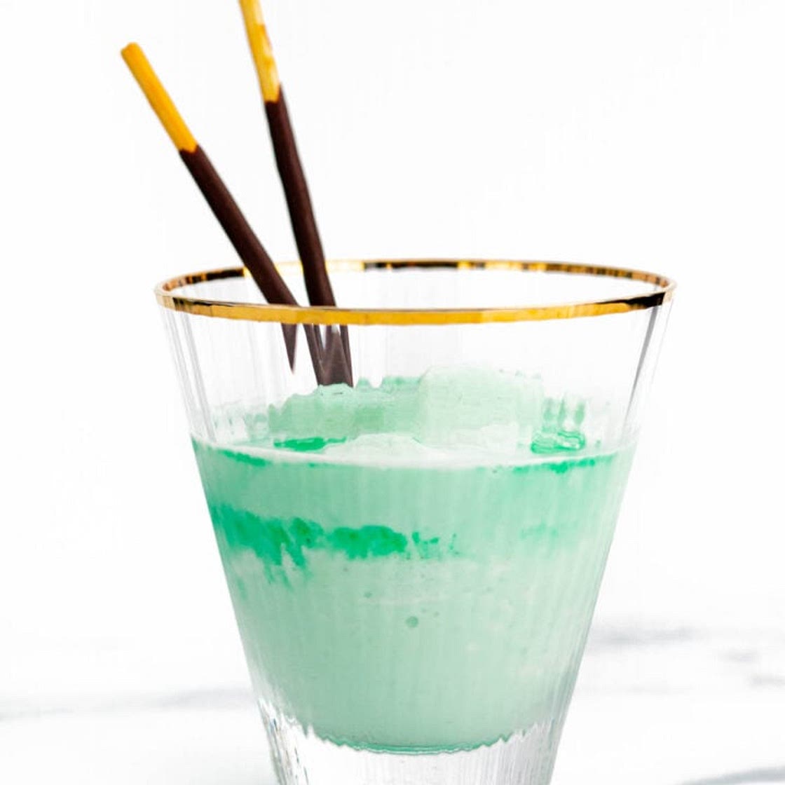 Frozen Grasshopper Drink