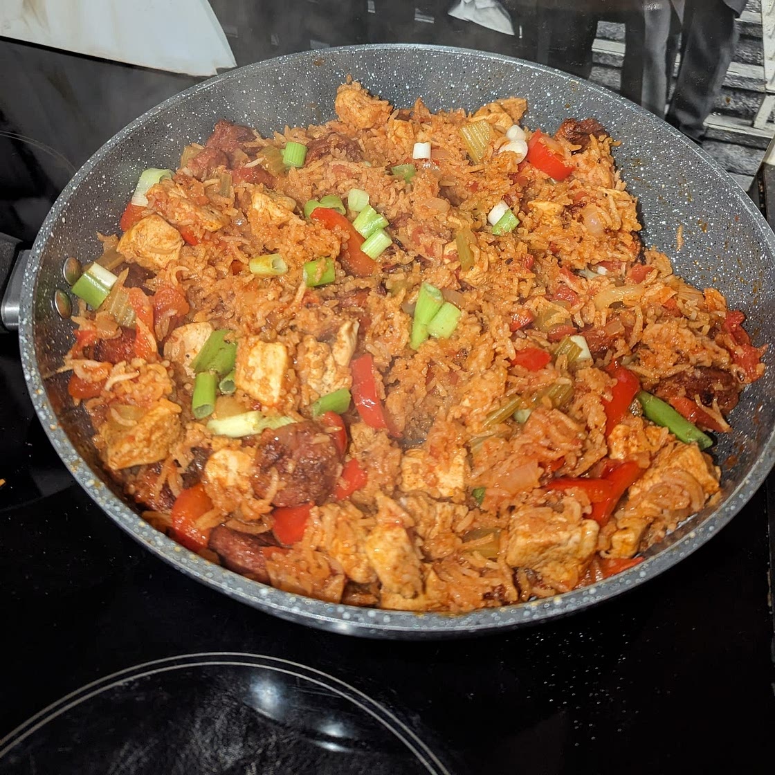 Chicken & chorizo jambalaya