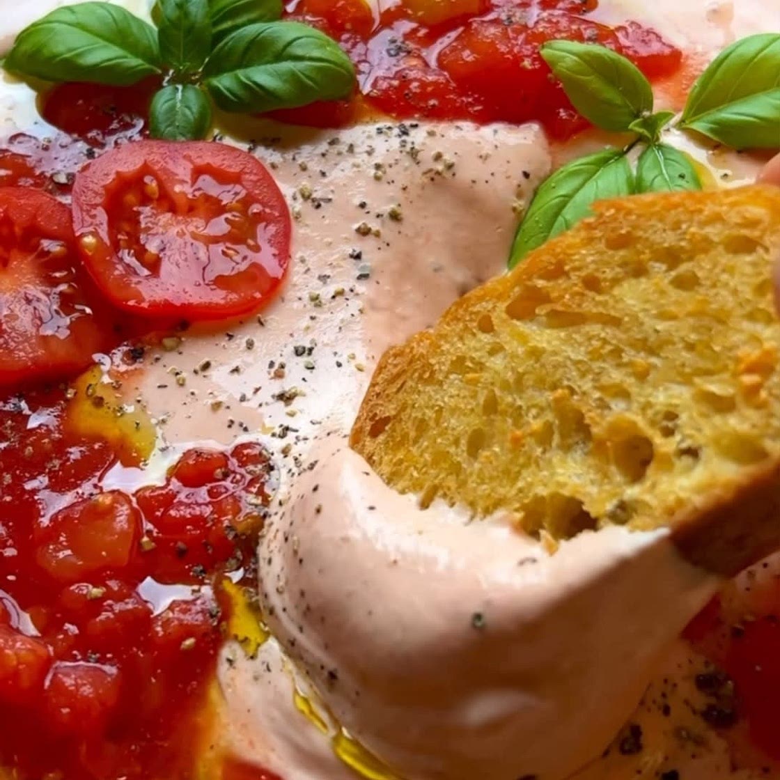 Tomaten Ffrischkäse DIp