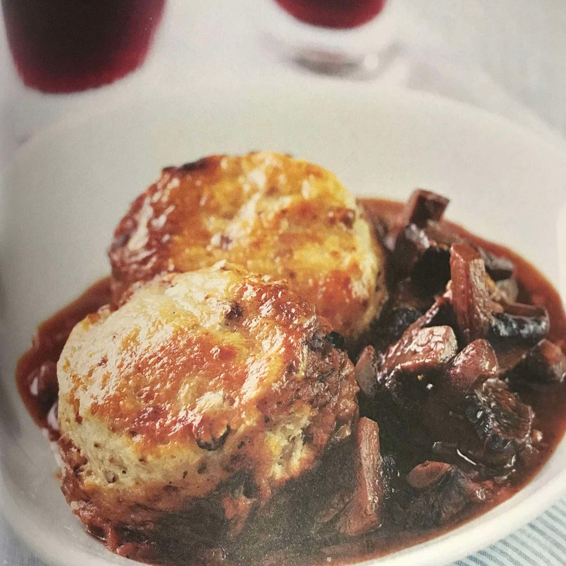Ben CC’s mushroom cobbler
