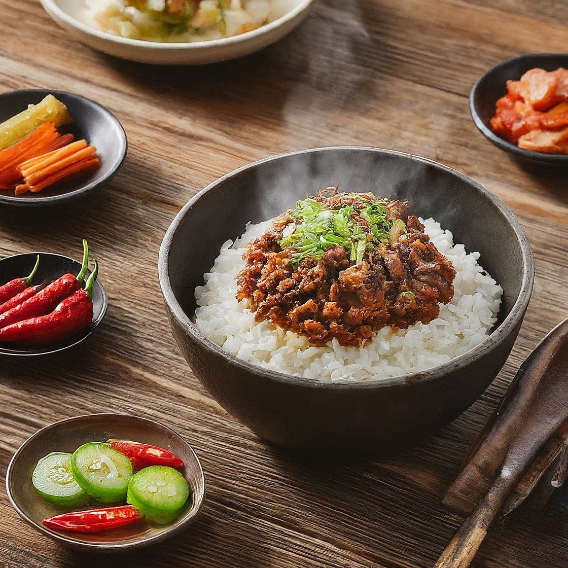 Braised Minced Pork Belly