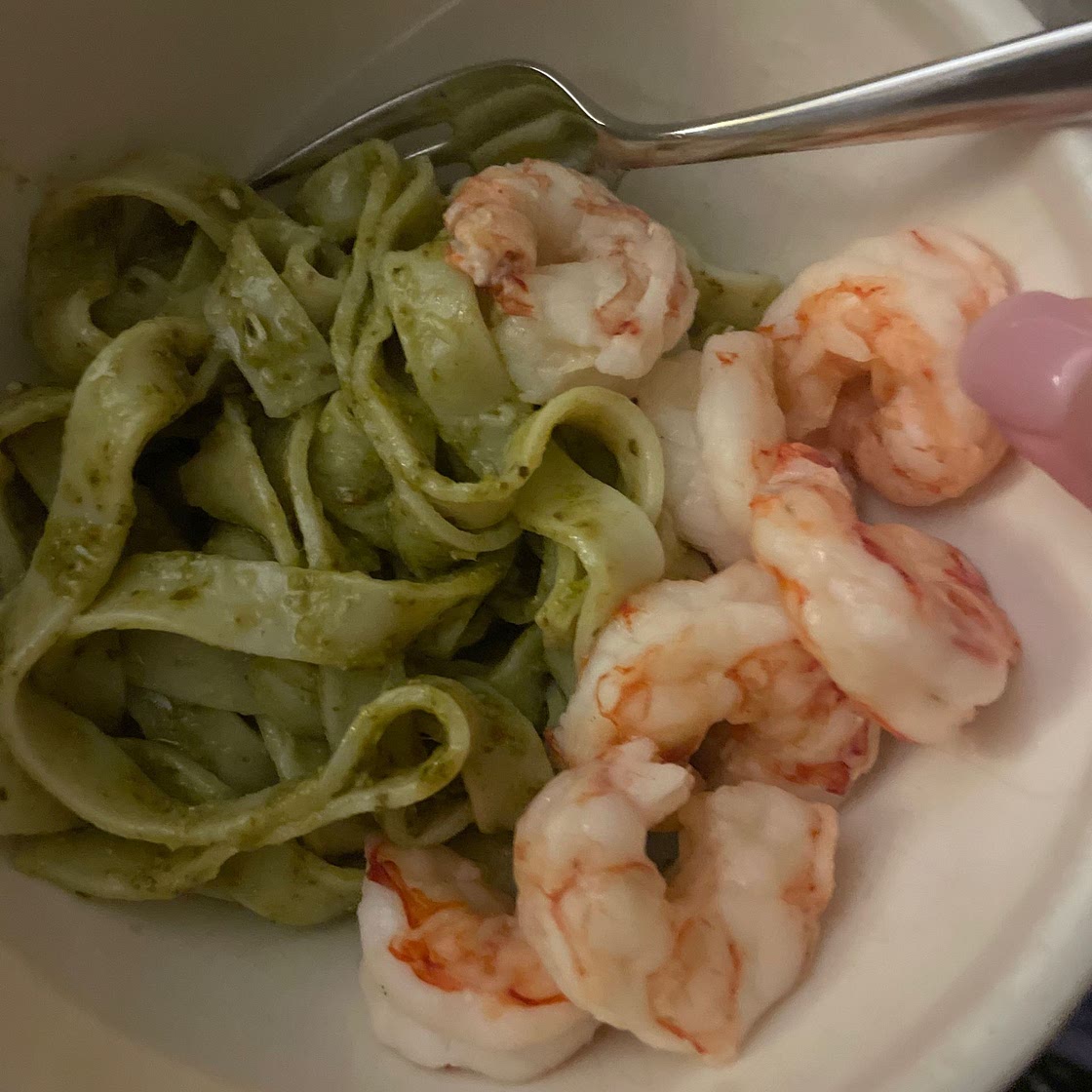 Pesto Shrimp Pasta