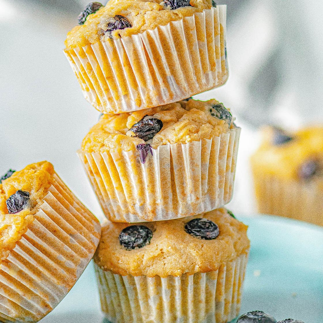Blueberry Cream Cheese Muffins