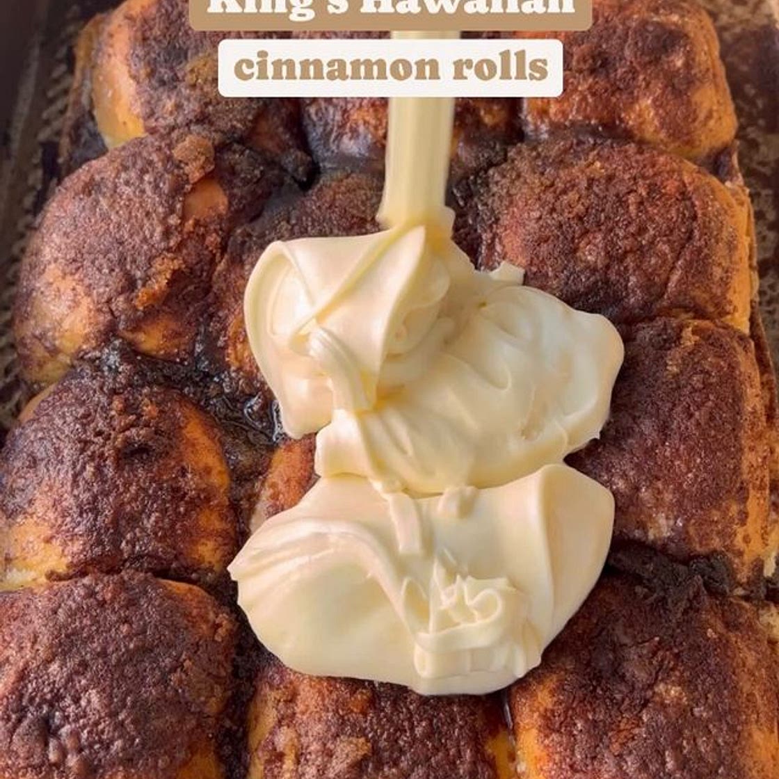 Kings Hawaiian cinnamon rolls! 🤩🥰