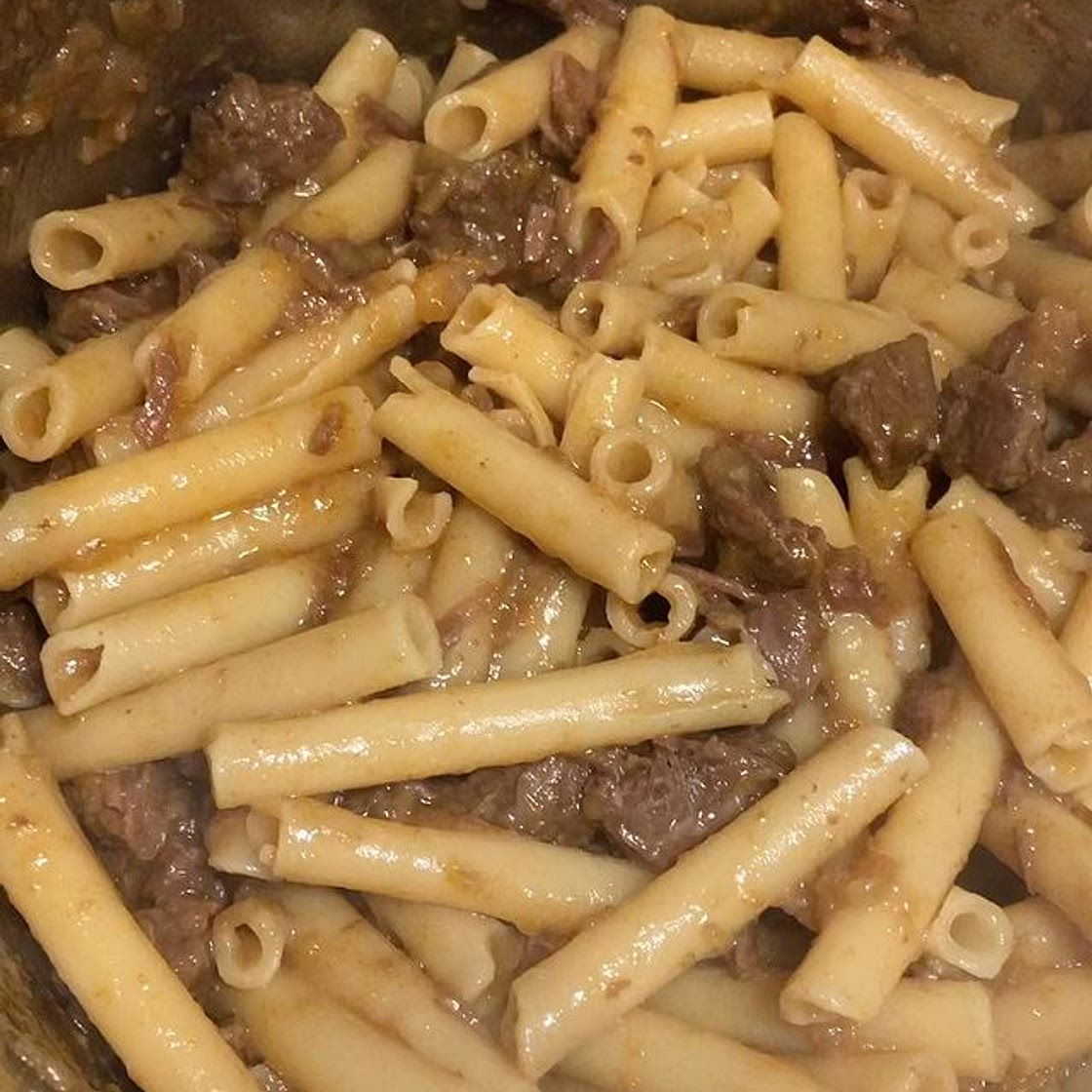 Pasta ragù bianco (genovese)