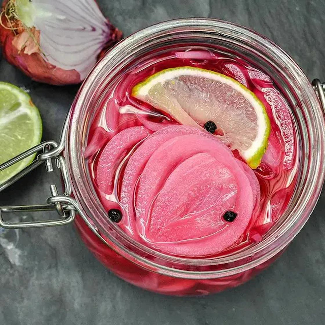 u0022Pinkledu0022- Pink Pickled Onions