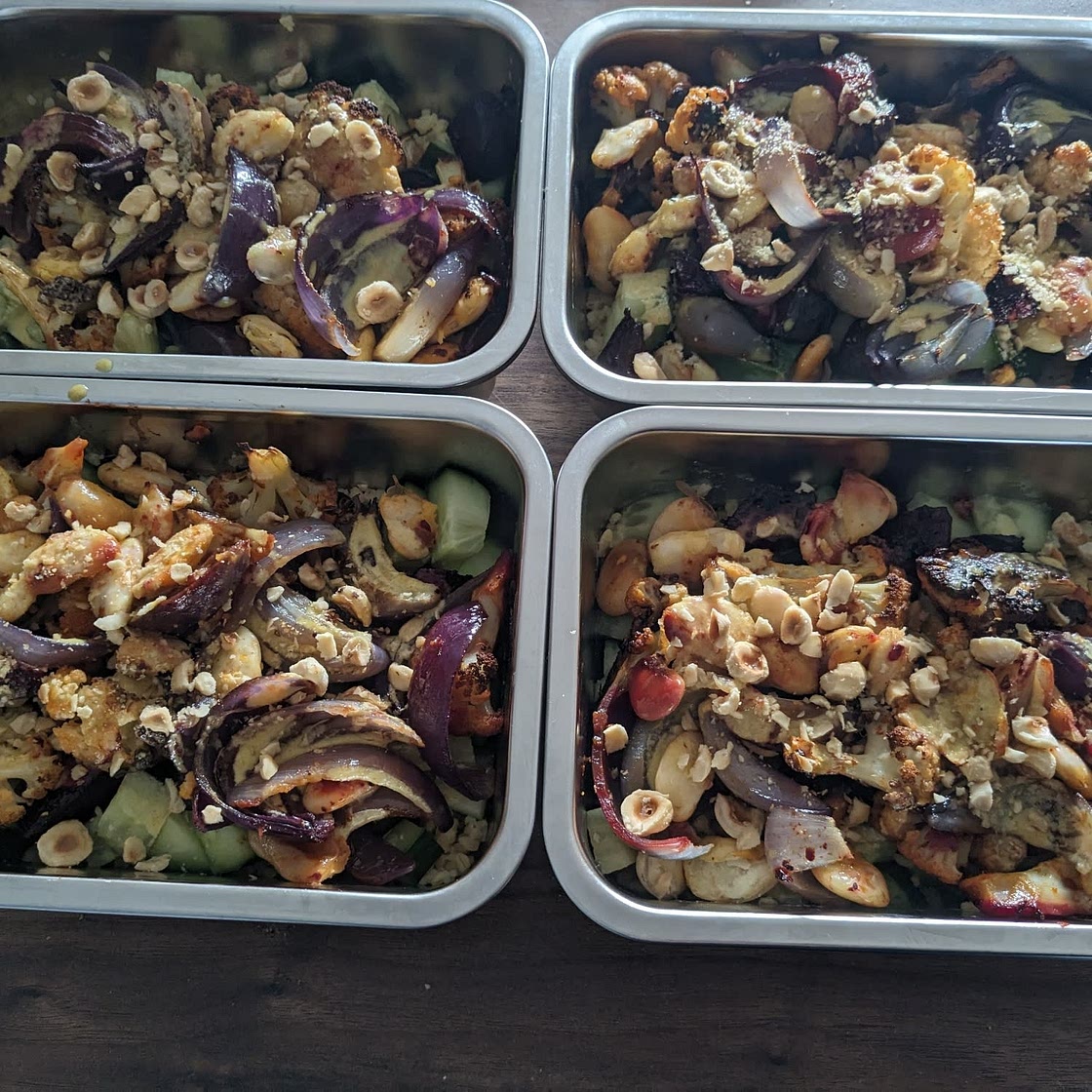 HARISSA CAULI & BEETROOT SALAD