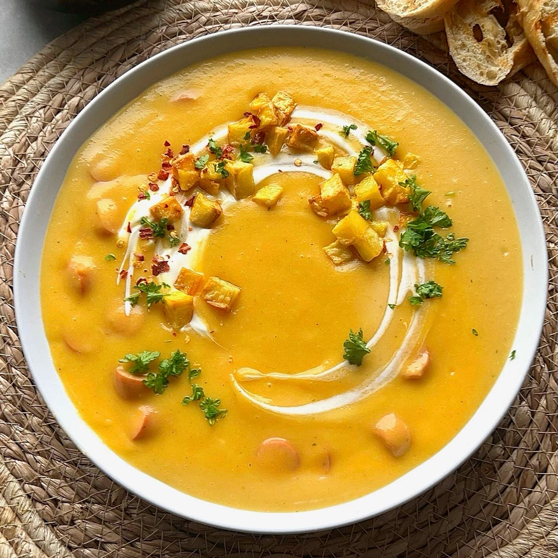 Kartoffel Parmesan Suppe