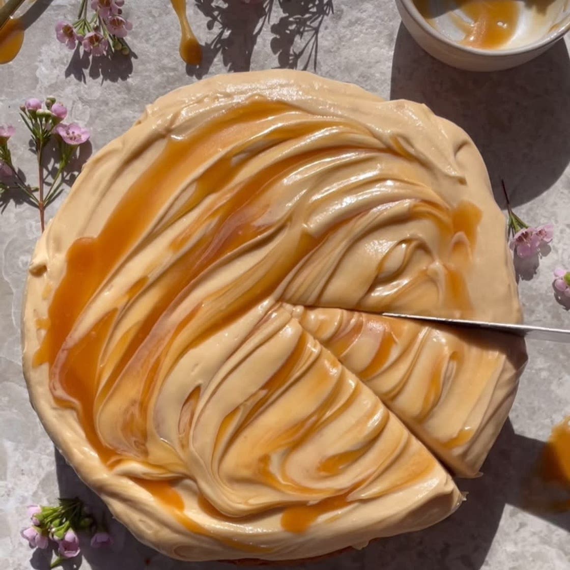 Vanilje og karamellkake