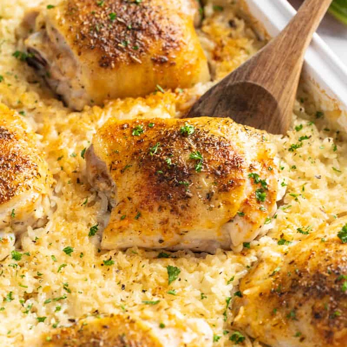 Best Baked Chicken and Rice Casserole