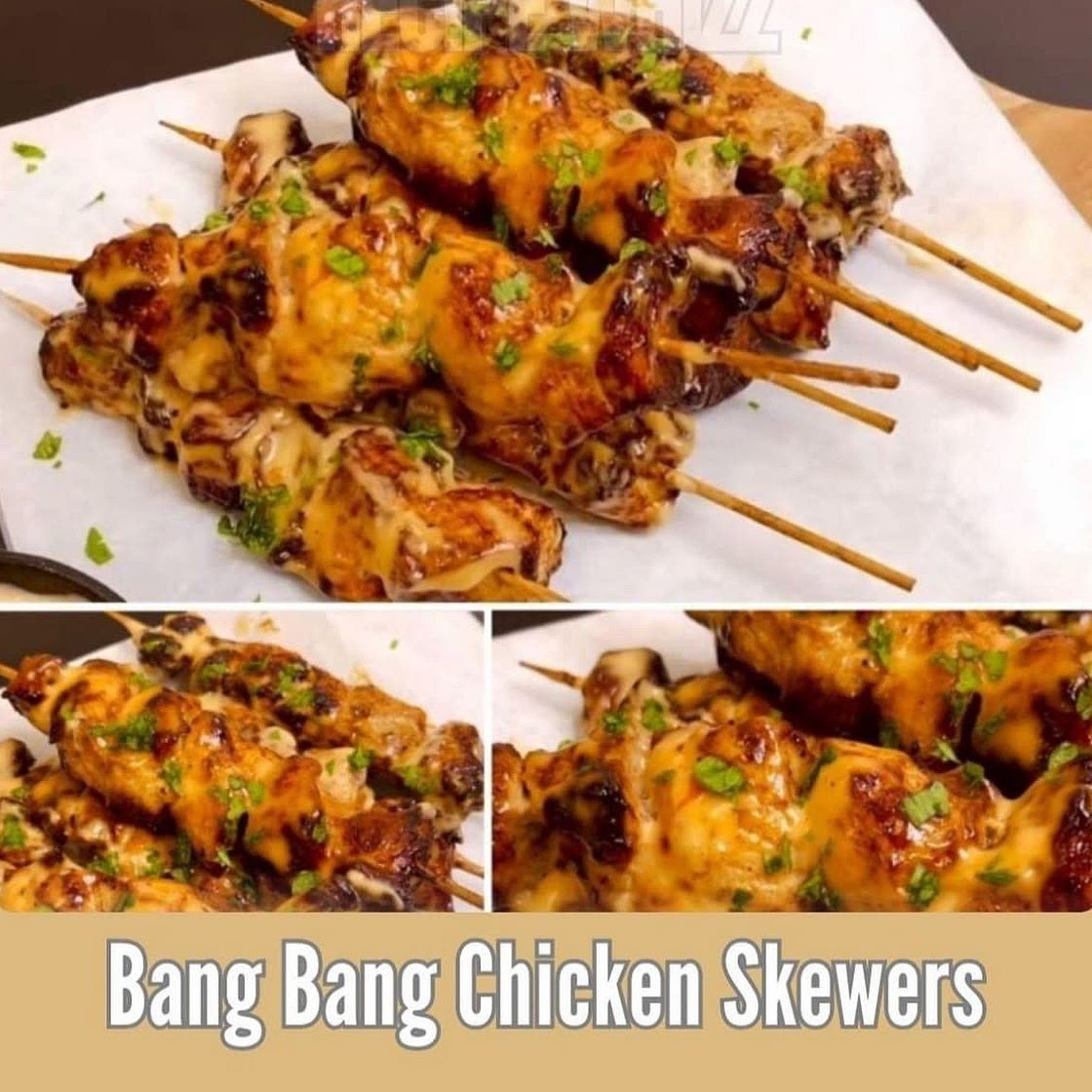 Bang Bang Chicken Skewers 🍢