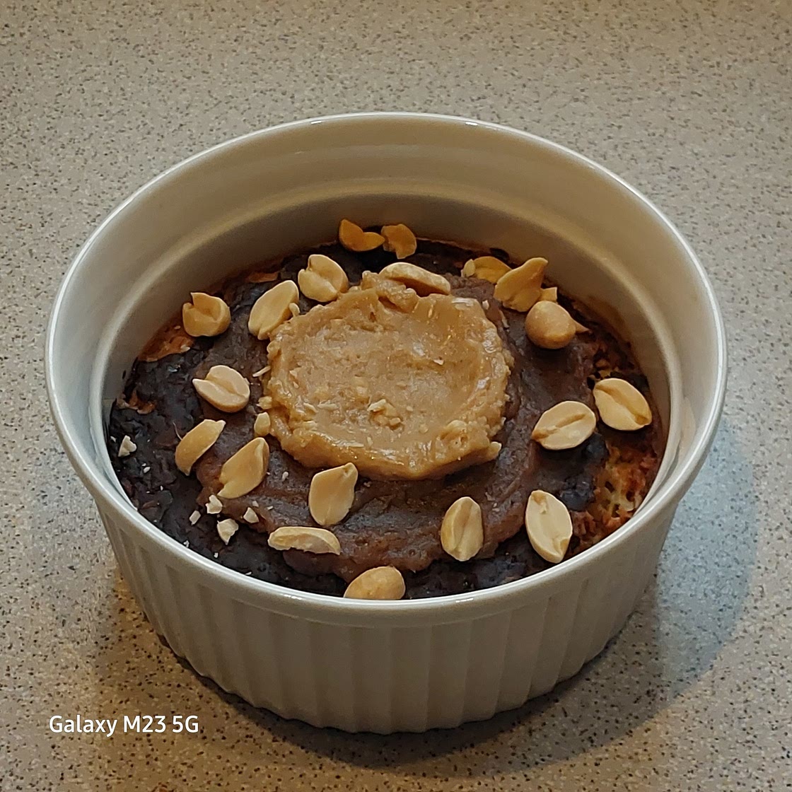Snickers baked oats