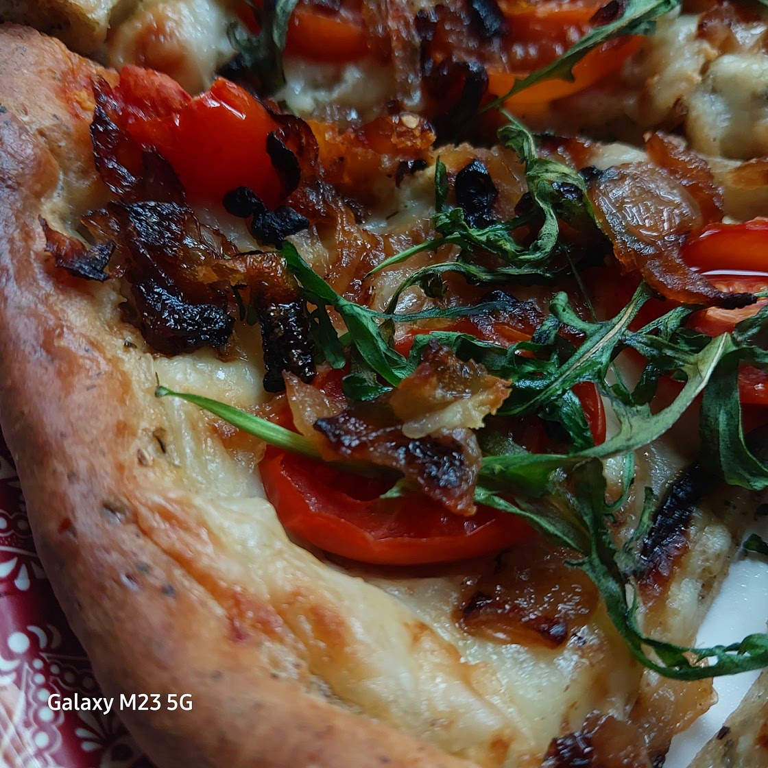 Goat cheese pizza
