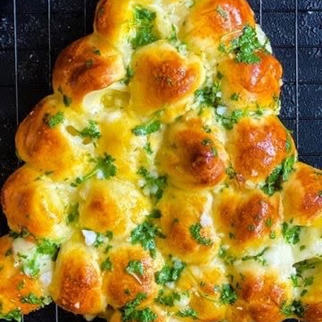 Knoblauch Käse Tannenbaum