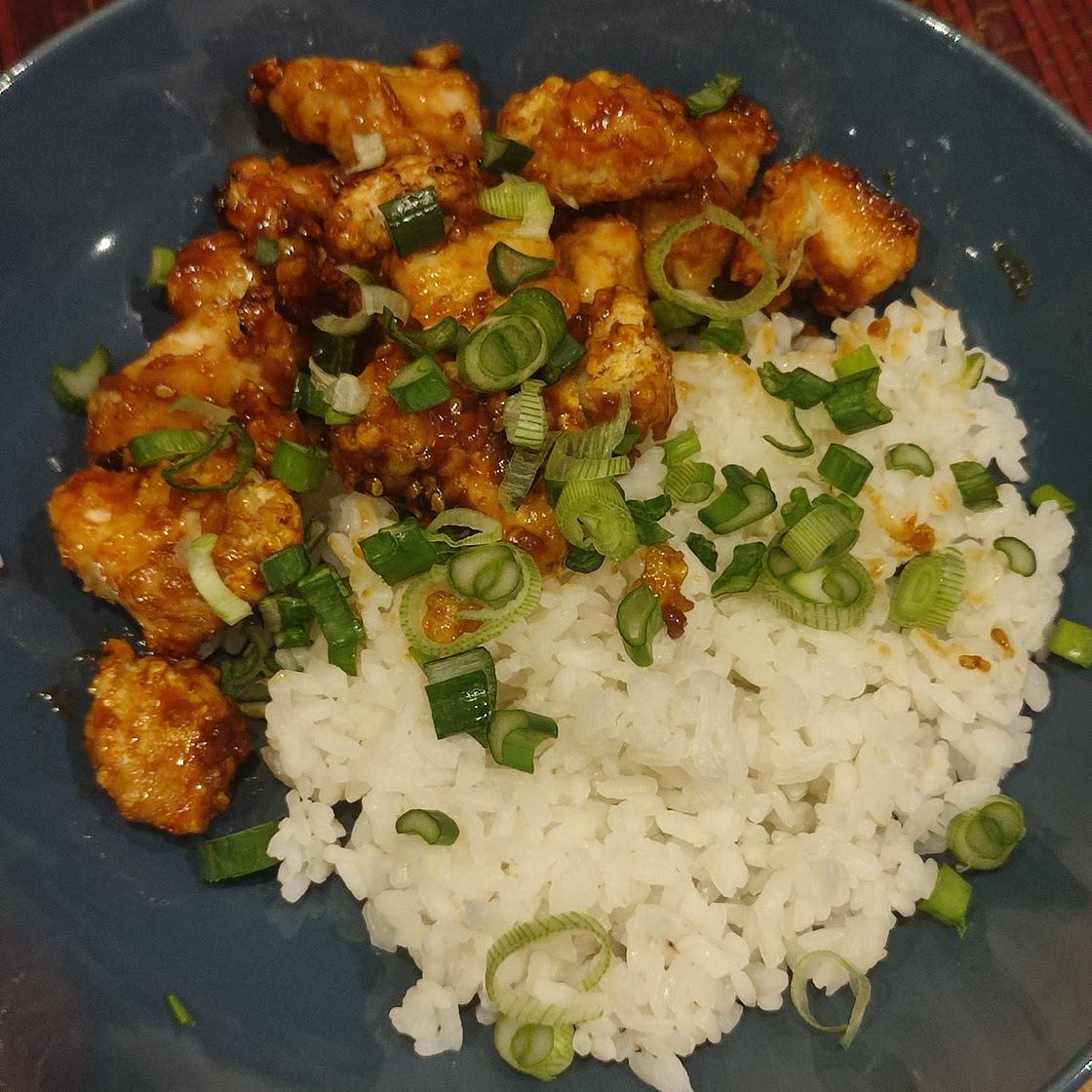 Air Fryer Honey Sesame Chicken
