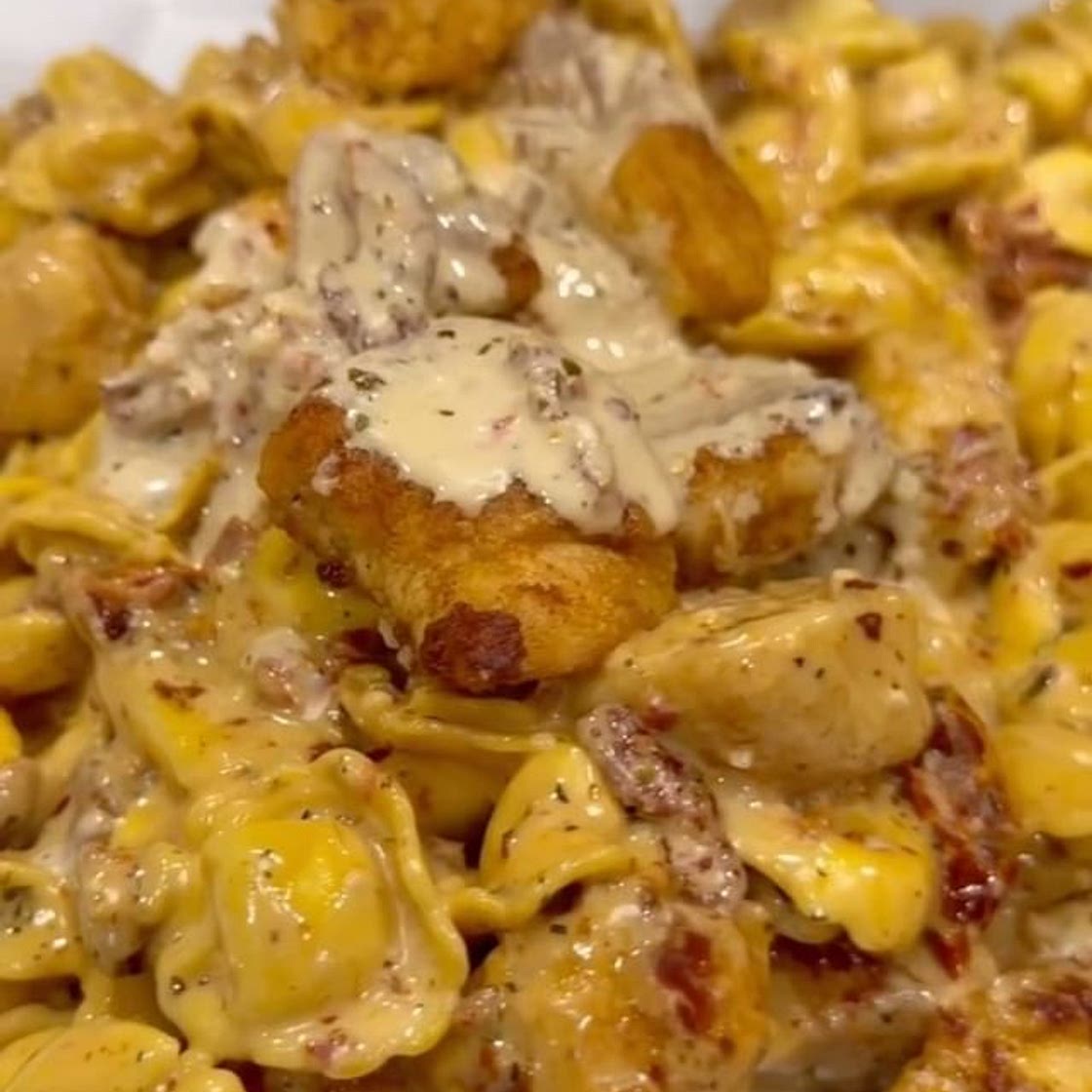 Marry Me Chicken Tortellini would be perfect for an at home Vale