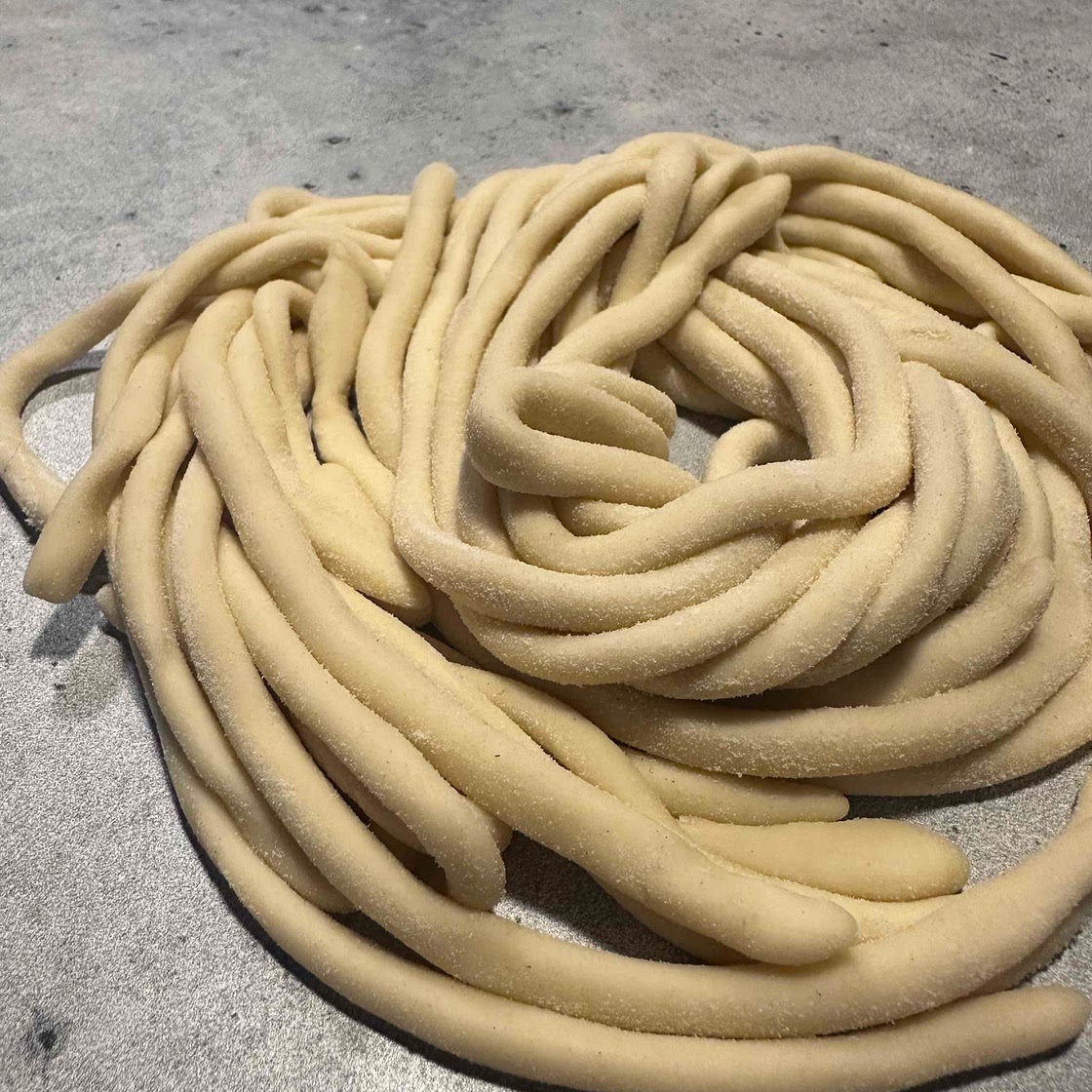 Homemade Pici Pasta 