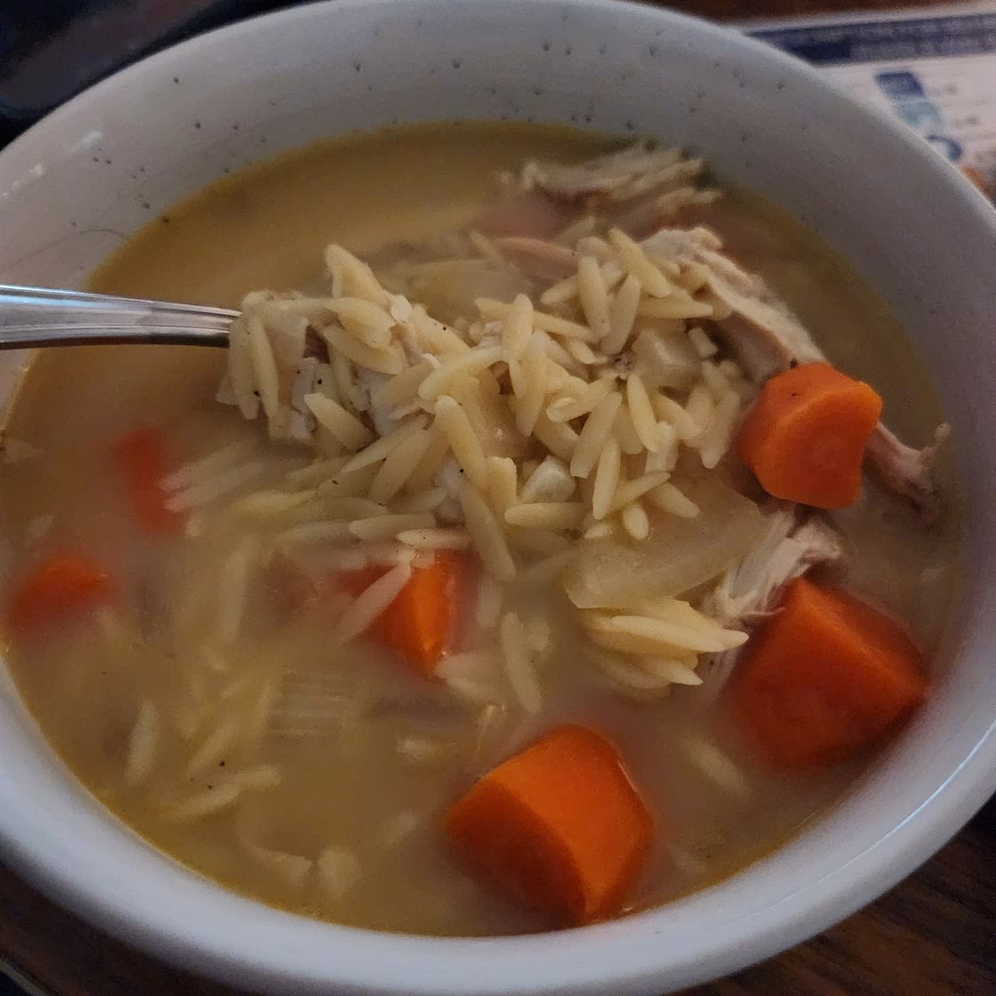 Authentic Greek Chicken Lemon Orzo Soup (Avgolemono)