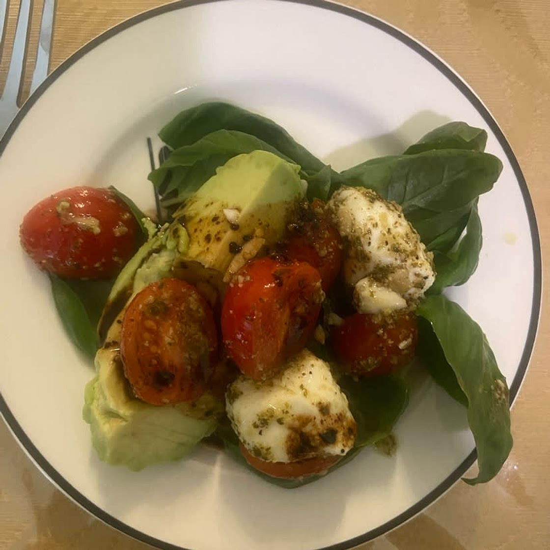 Caprese Stuffed Avocado