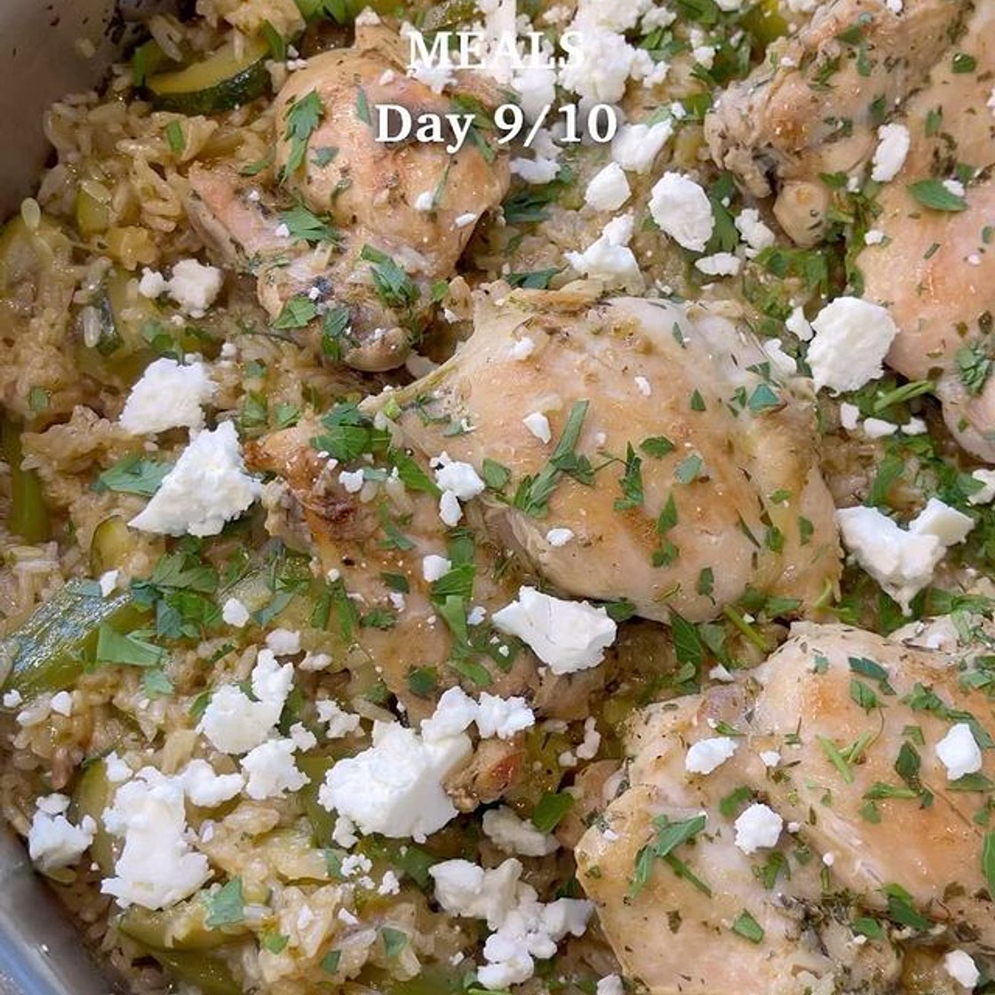 Greek chicken & rice