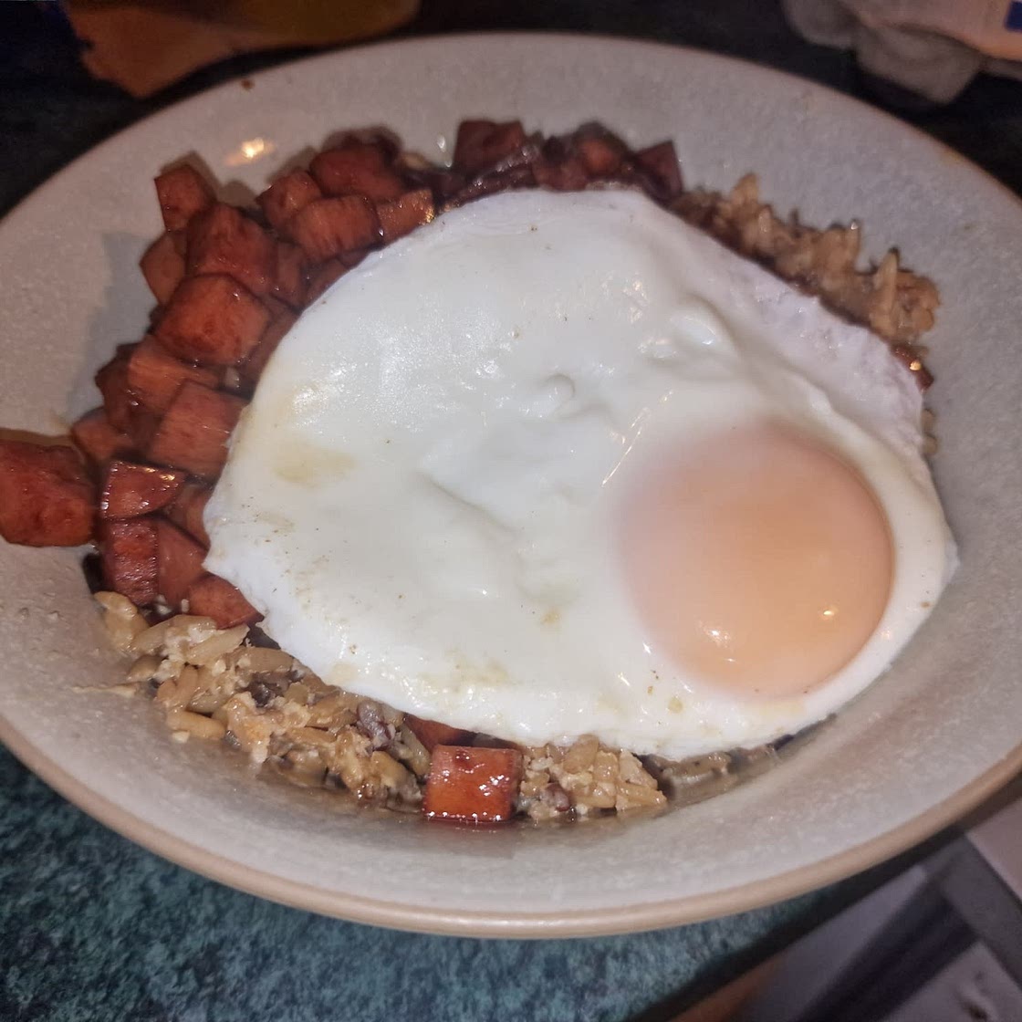 Deconstructed Spam Musubi