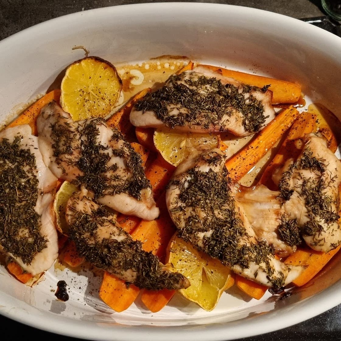 Huhn mit Möhrchen
