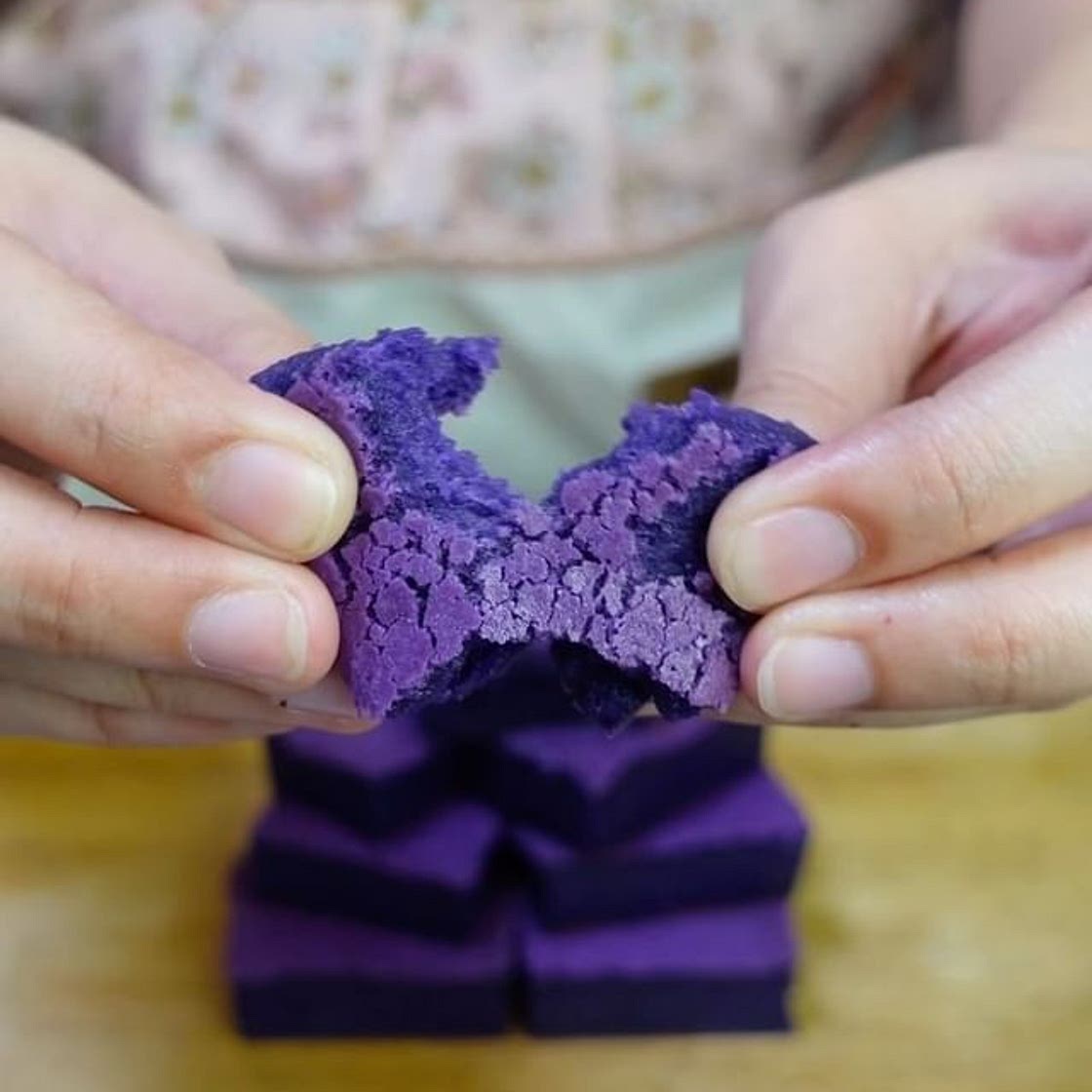 Ube Mochi Brownies Recipe